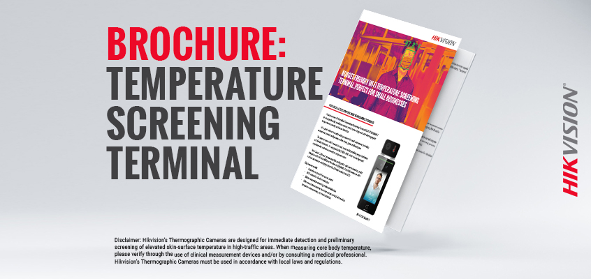 Hikvision HikWire blog article New Brochure Online: Cost-Effective Wi-Fi Temperature Screening Terminal, Perfect for Small Businesses
